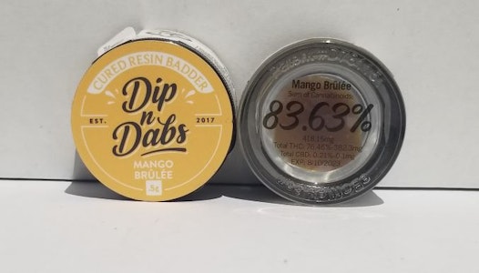 DIP N DABS - Dip N Dabs Mango Brulee Badder .5g 