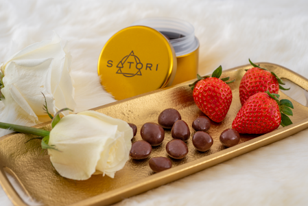 Satori - Chocolate bites - Strawberries in Milk Chocolate - 100mg