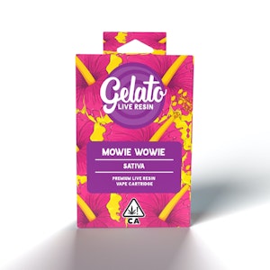 GELATO - Gelato - Live Resin - Mowie Wowie - Vape Cart - 1.0g