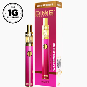 DIME INDUSTRIES - 1g Watermelon OG 91% - Dime Live Reserve Disposable 1g
