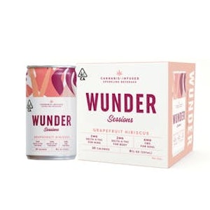 Wunder - WUNDER - Grapefruit Hibiscus Sessions 4pk - 8 0z