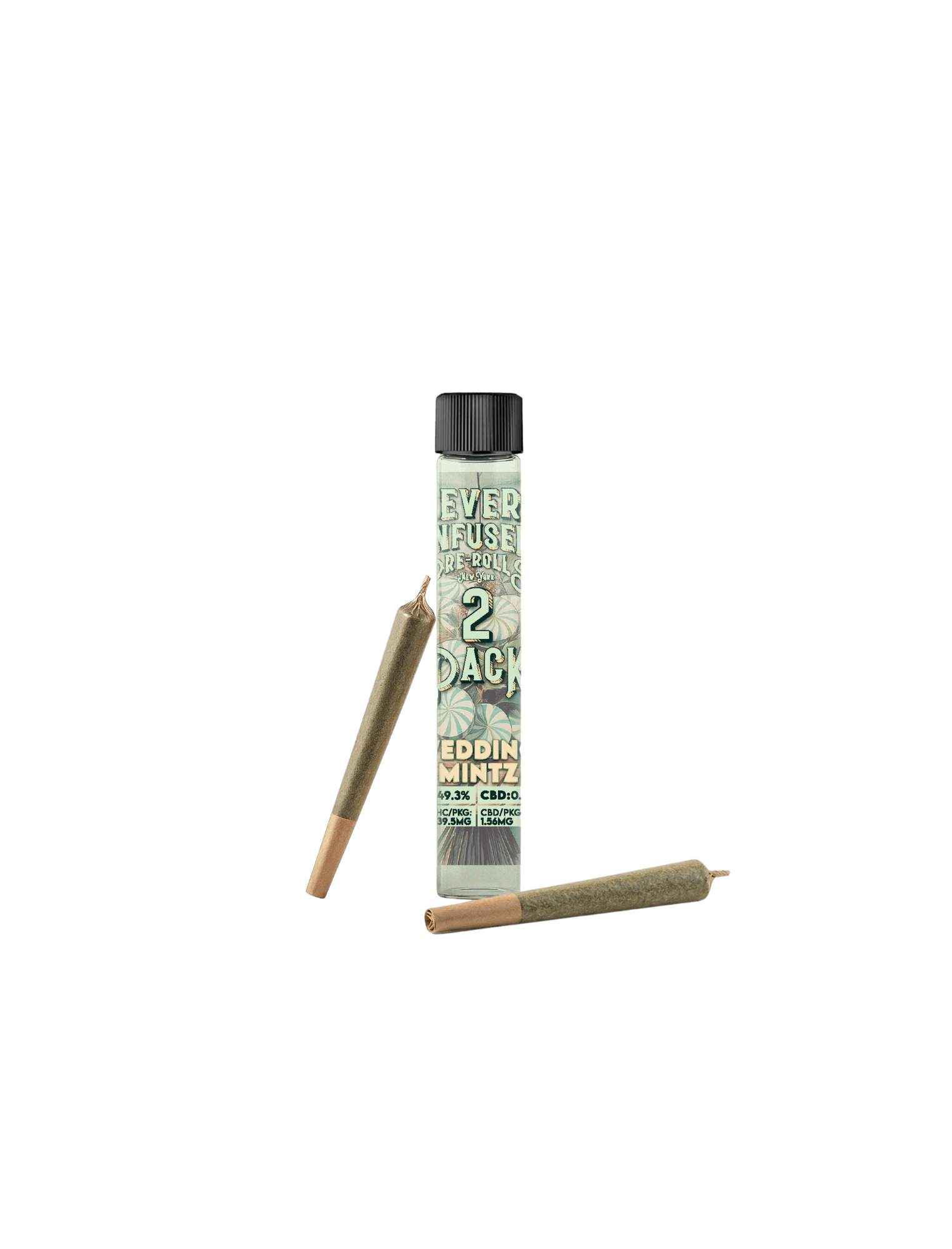 Revert - REVERT | Wedding Mintz | Distillate Infused Ground Flower | Pre-Roll | 2pk Main Image