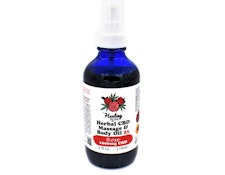 4oz Rose Herbal 2X Massage & Body Oil | CBD Body Oil | 1000mg CBD