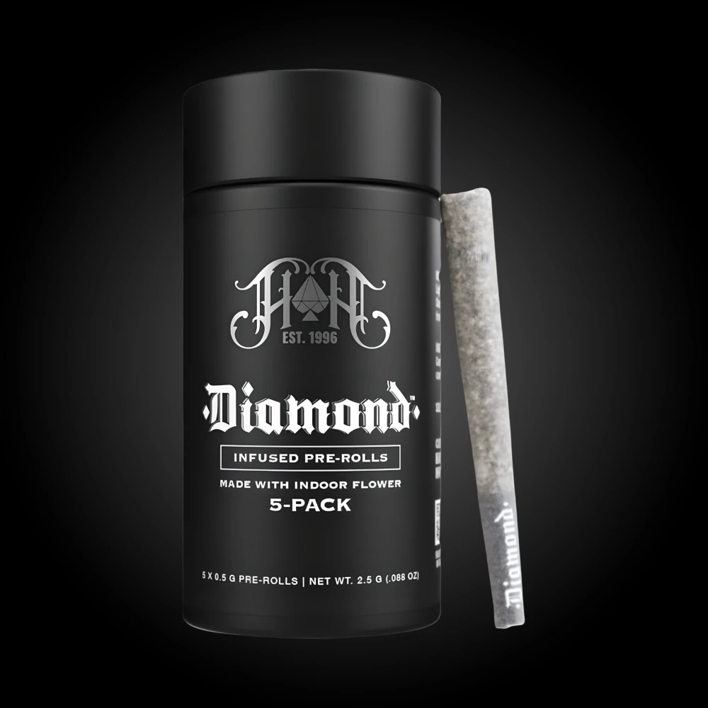 Heavy Hitters - Heavy Hitters - Preroll - Diamond Infused - CAM: Laughing Gas 5pk - 2.5g Main Image