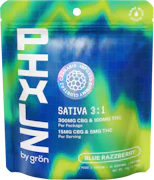 Grön | Pixlz | Blue Razzberry 3:1 CBG:THC | 100mg