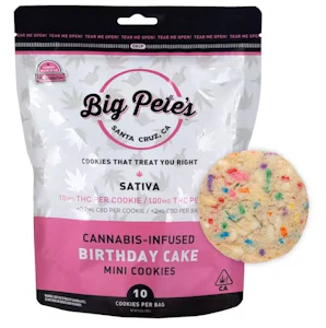 Big Pete's - [Big Pete's] THC Cookies - 100mg - Birthday Cake (S)