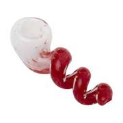 Human Grade | Corkscrew | White Frit with Red