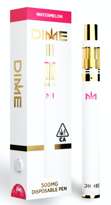 DIME INDUSTRIES: Watermelon 500mg Disposable (Hybrid)