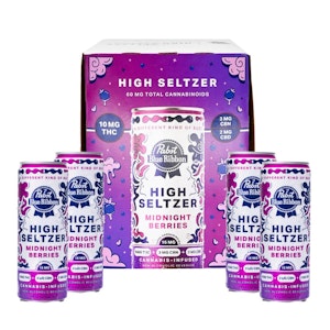 Pabst (PBR) - Midnight Berries - Infused Seltzer - 4pk - 60mg