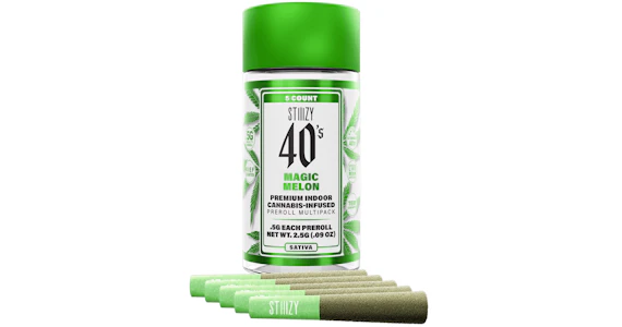 STIIIZY - Stiiizy - Magic Melon 40's Premium Infused Pre-Rolls - 5ct