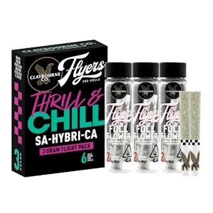 CLAYBOURNE CO. - CLAYBOURNE - Prerolls - Thrill & Chill - 6PK - 3G