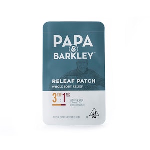 Papa & Barkley - Papa & Barkley Releaf Patch 3:1 CBD