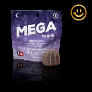 Grön MEGA Pearl | 1:1 Blackberry THC+CBN | 100mg