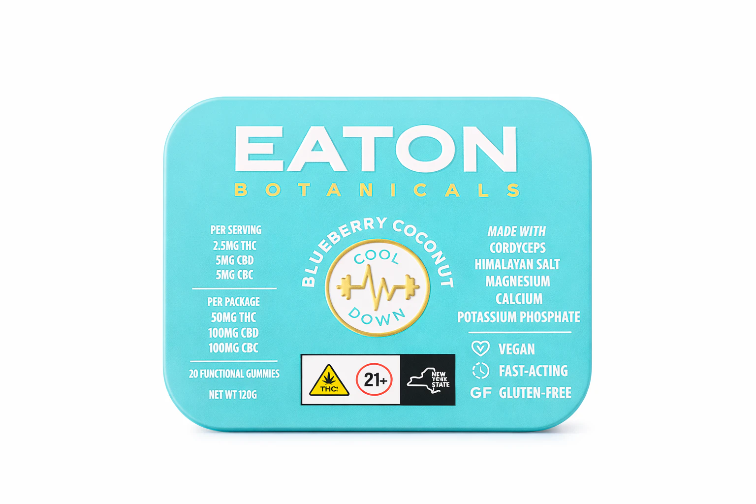 Eaton - Eaton | Blueberry Coconut | Cool Down | 20pk Main Image