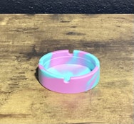 Silicone Ashtray Camo Mint Green and Purple