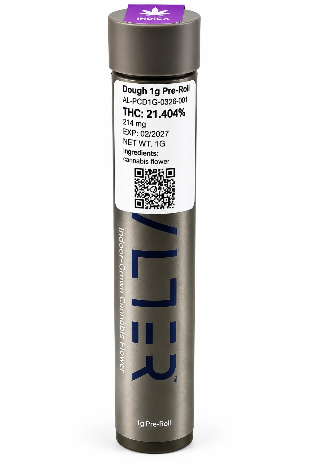 Alter - Alter | Purple Cookie Dough | Single Pre-Roll | 1.g Main Image