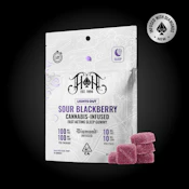 [Heavy Hitters] CBN Gummies - 1:1 - Lights Out Sour Blackberry (I)