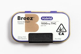 Breez Extra-Strength Tablets - Hybrid (1000 MG THC)