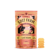 Lost Farm - Juicy Peach 'Mimosa' - Resin Gummy - 10 x 10mg
