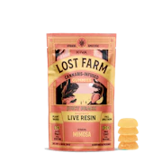 Lost Farm - Juicy Peach 'Mimosa' - Resin Gummy - 10 x 10mg