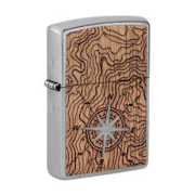 Zippo Woodchuck Lighter "Cherry/Compass"