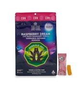 Raspberry Dream Sleep 10:2:2 140mg 10 Pack Live Resin Gummies - Emerald Sky