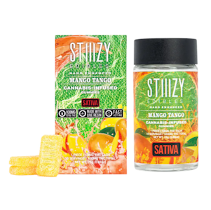 STIIIZY - STIIIZY: Mango Tango Nano Enhanced Gummies 10 pieces/100mg (S)