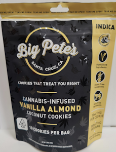 Big Pete's - Vanilla Almond Coconut 100mg Indica 10pk - Big Pete's 