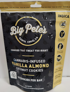 Vanilla Almond Coconut 100mg Indica 10pk - Big Pete's 