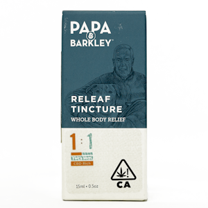 PAPA & BARKLEY - PAPA & BARKLEY: THCa TINCTURE 1:1 15ml