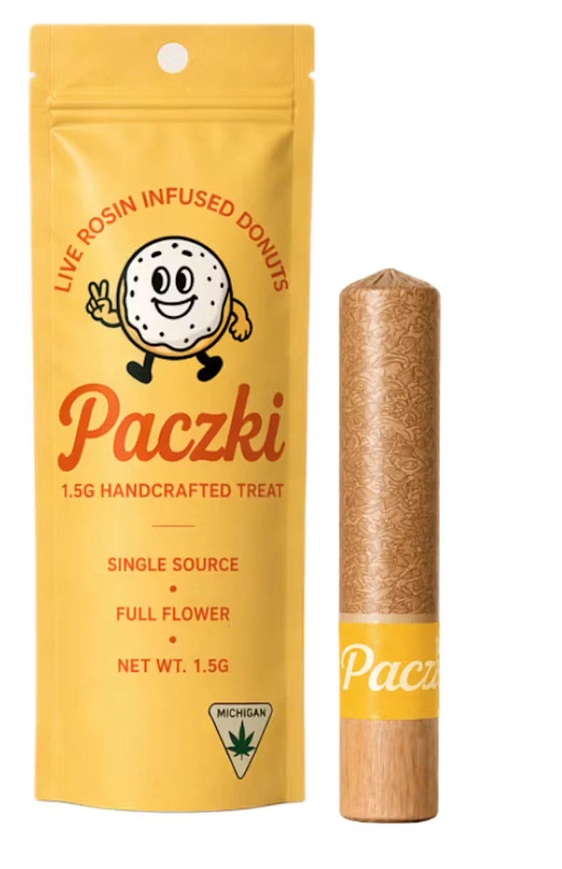 PACZKI - Farmers Daughter X Hypnostank (1.5G Live Rosin Infused Wood Tip Donut) Main Image