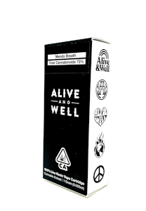 ALIVE & WELL - ALIVE AND WELL: MENDO BREATH 1G LIVE RESIN CART