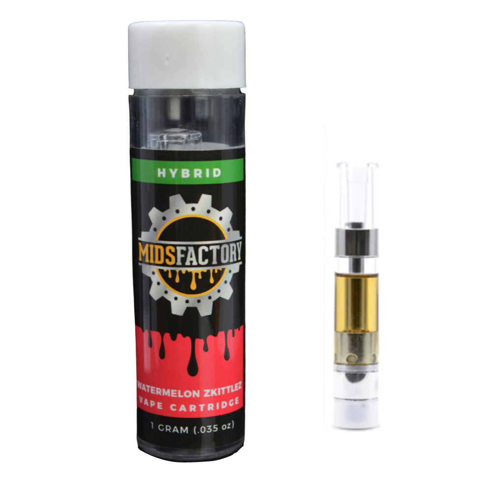 1g Watermelon Zkittlez Cartridge (510 Thread) - Mids Fact
