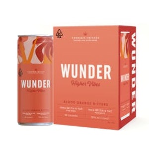 Wunder - WUNDER - Blood Orange Bitters Higher vibes 4pk- 12 0z