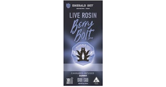 Emerald Sky - Berry Bolt 10:1 THC:CBD Live Rosin Gummy - 110mg