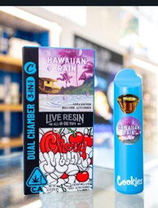 COOKIES - COOKIES | HAWAIIAN RAIN & CHERRY MELLOW LIVE RESIN DUAL CHAMBER - AIO | CARTRIDGE | 1G