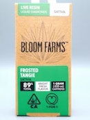 Frosted Tangie 1g Live Resin Cart - Bloom Farms