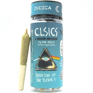 CLSICS - Darkside Of The Berry 3.5g 5 Pack Live Rosin Infused Pre-Rolls - CLSICS