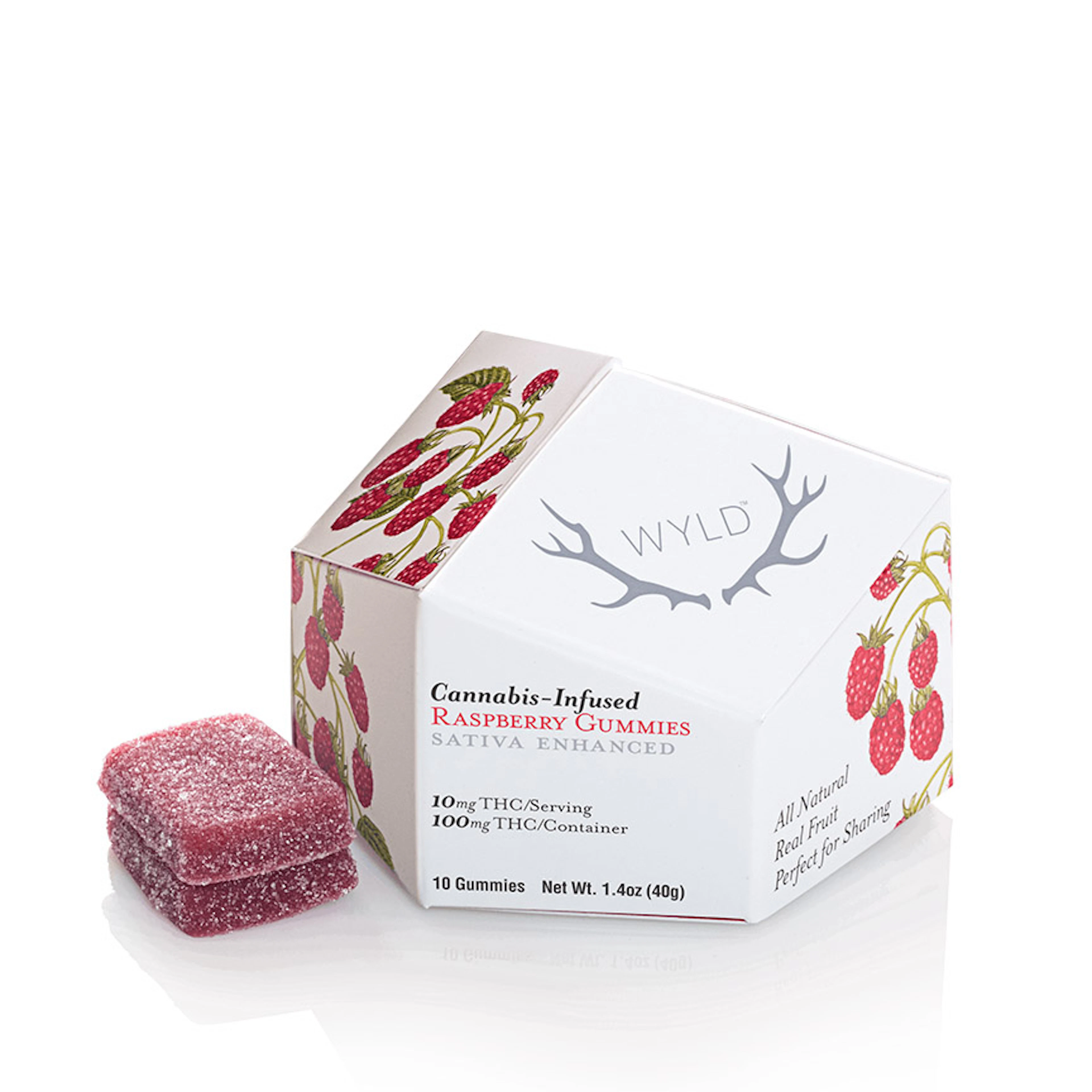 WYLD Raspberry Sativa Enhanced THC 100mg