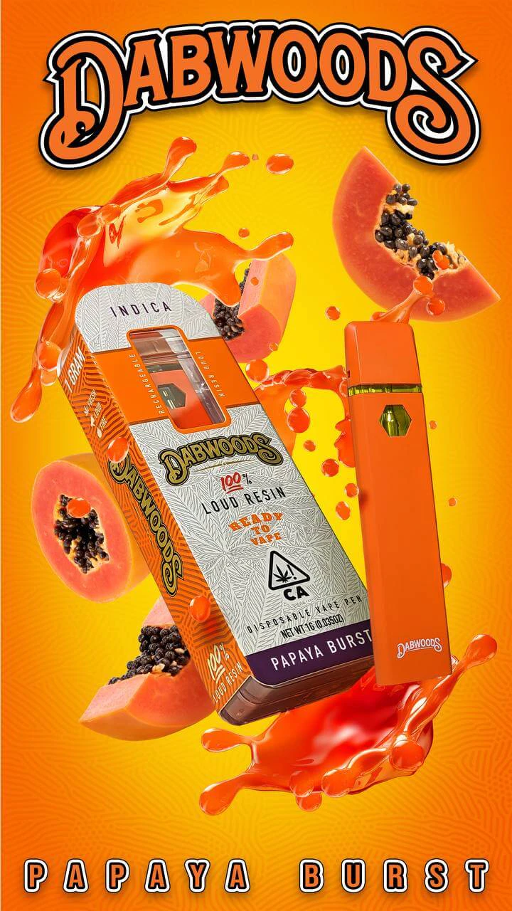 Dabwoods - Papaya Burst (I) | 0.5g Loud Resin Disposable | Dabwoods Main Image