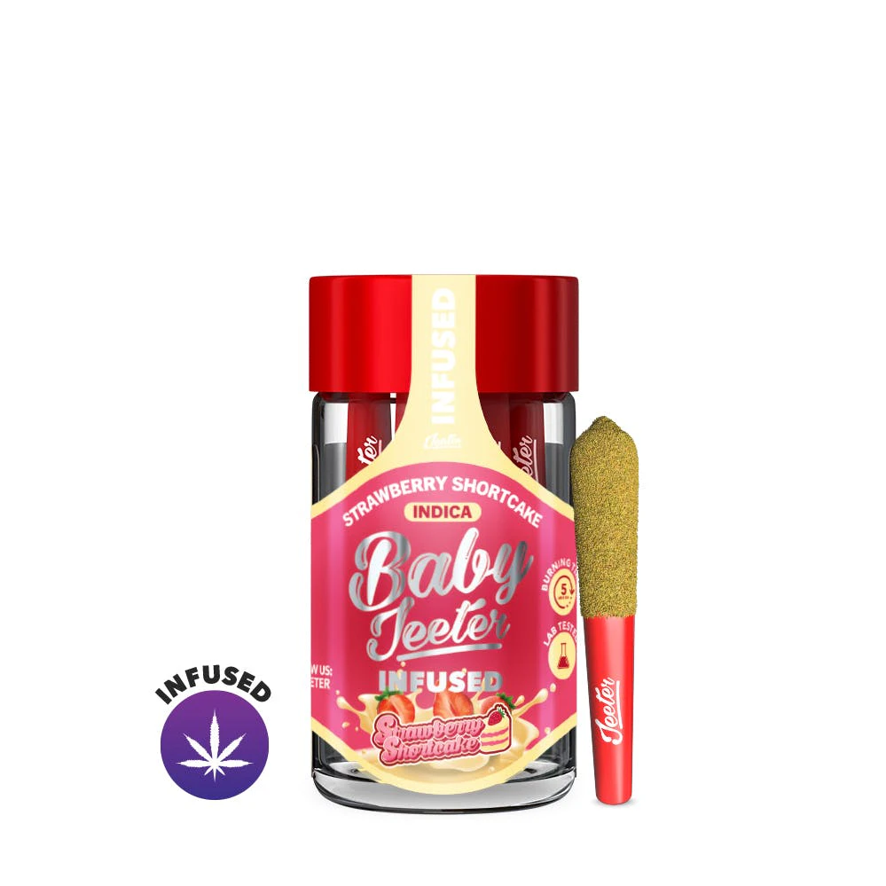Jeeter - Jeeter Baby Jeeter Infused Pre-Rolls Strawberry Shortcake 2.5g Main Image