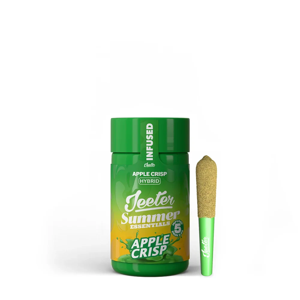 Jeeter - Jeeter | Apple Crisp | Infused Pre-Roll Pack | [2.5g] 5pk | Hybrid Main Image