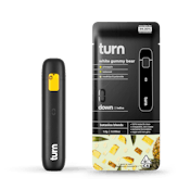 Turn White gummy Bear indica-Hybrid Disposable Vape 1g