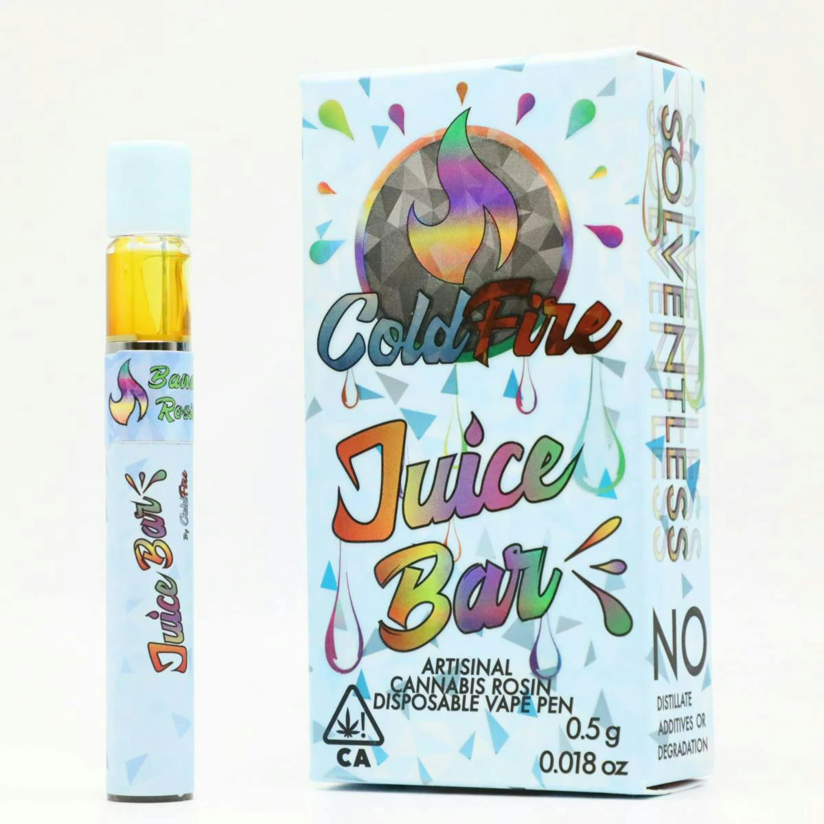 COLD FIRE - Coldfire x Baba Ku - Disposable - Rosin - Sour Bazaar - 0.5G Main Image