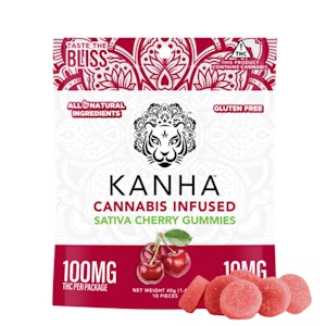 KANHA - Kanha Sativa Cherry Gummies 100mg