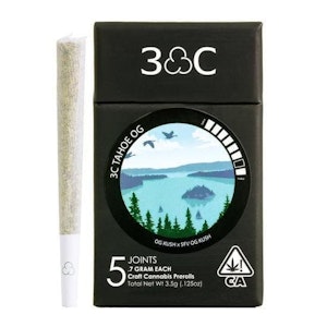 3C FARMS - 5 PACK - TAHOE OG .7G - 3C FARMS