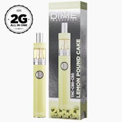 DIME INDUSTRIES: Lemon Pound Cake 2g Disposable (H) THC/CBD/CBG