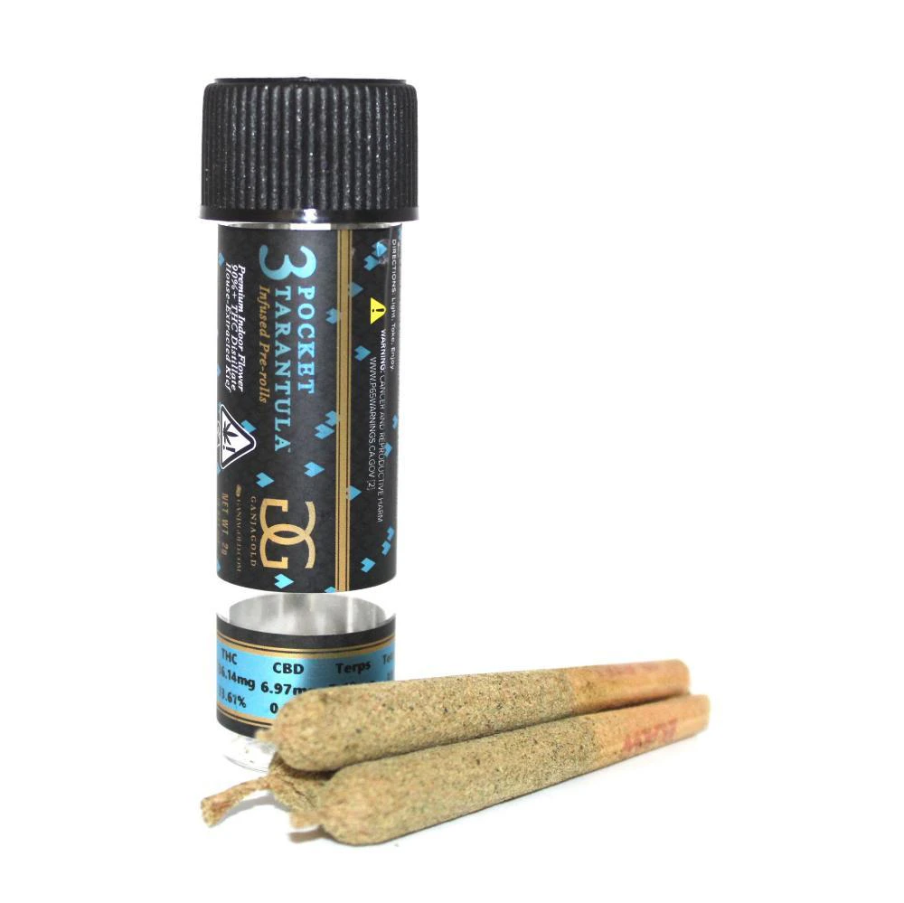Ganja Gold - Ice Cream Man #5 - Blue Tarantula 3pk Infused (2g) Main Image