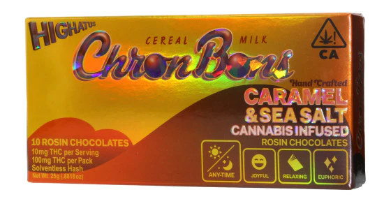 CBX: Cannabiotix - Highatus - ChronBons - Caramel & Sea Salt 10pk Main Image