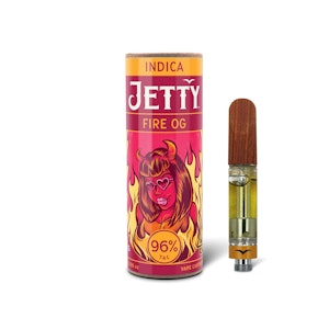 JETTY EXTRACTS - Jetty Extracts - 1g High THC Cartridge - Fire OG